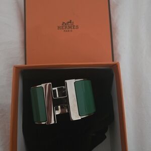 Green and Silver Men's Bracelet